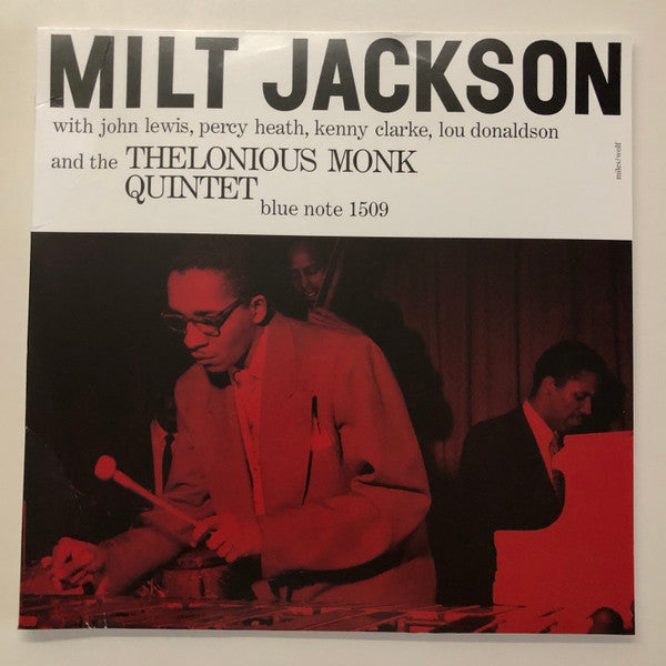 Milt Jackson : Milt Jackson With John Lewis, Percy Heath, Kenny Clarke, Lou Donaldson And The Thelonious Monk Quintet (LP, Comp, Mono, RE, RM, 180)