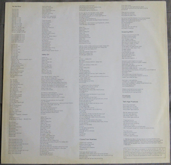 Frank Zappa : Ship Arriving Too Late To Save A Drowning Witch (LP, Album)