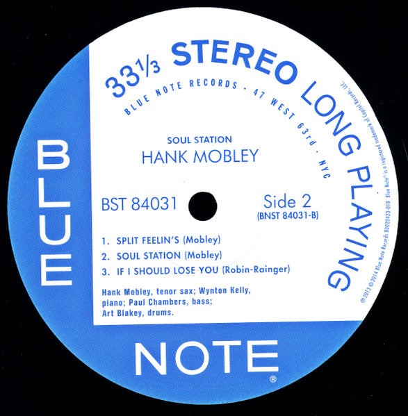 Hank Mobley : Soul Station (LP, Album, RE, 180)