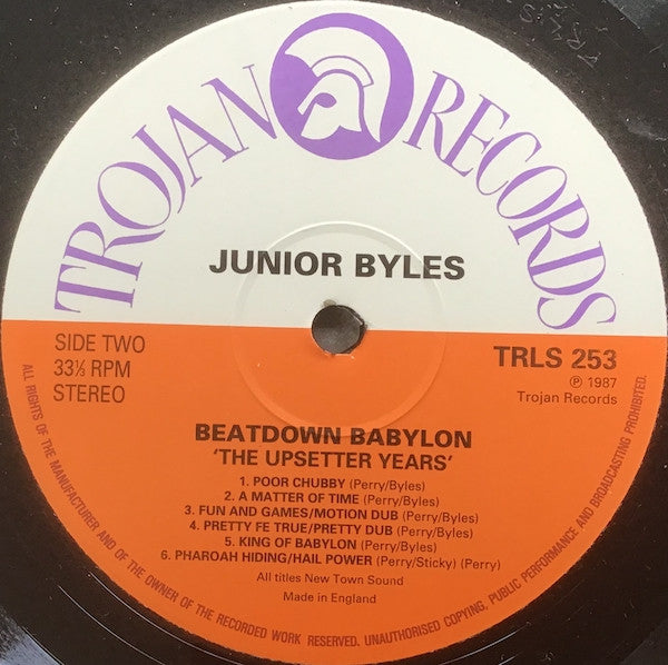 Junior Byles : Beat Down Babylon 'The Upsetter Years' (LP, Comp)