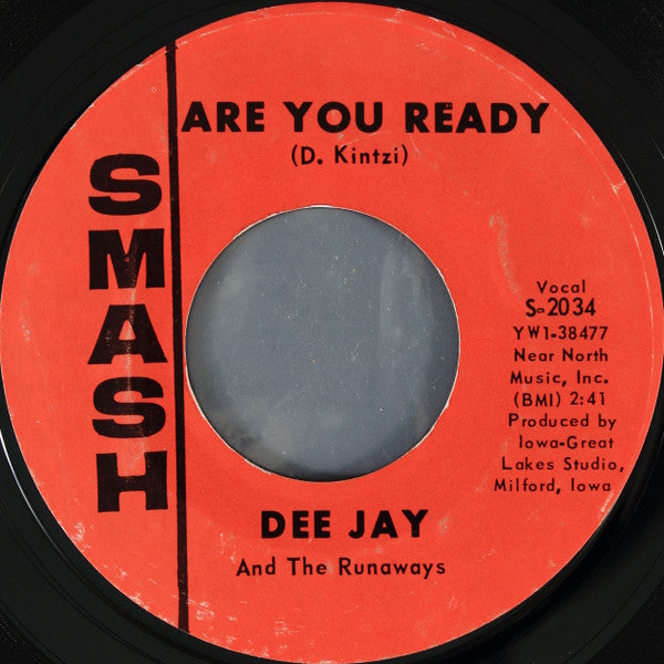 Dee Jay And The Runaways : Peter Rabbit / Are You Ready (7", Single, Styrene)