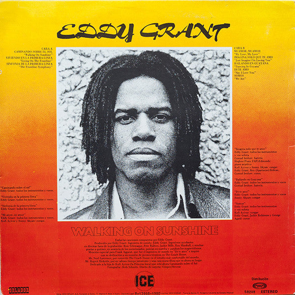 Eddy Grant : Caminando Sobre El Sol = Walking On Sunshine (LP, Album, RE)