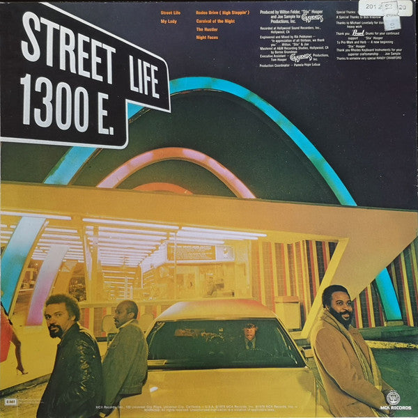 Crusaders* : Street Life (LP, Album, RE, RP)