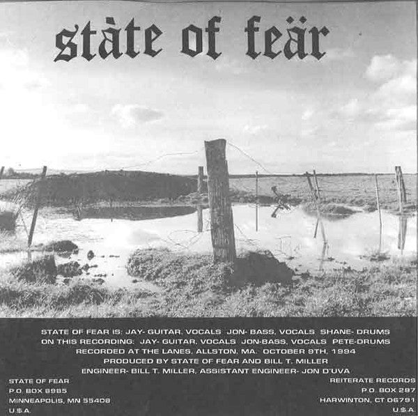 Stàte Of Feär* : Stàte Of Feär (7", EP)