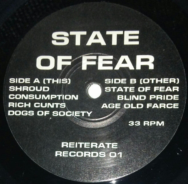 Stàte Of Feär* : Stàte Of Feär (7", EP)