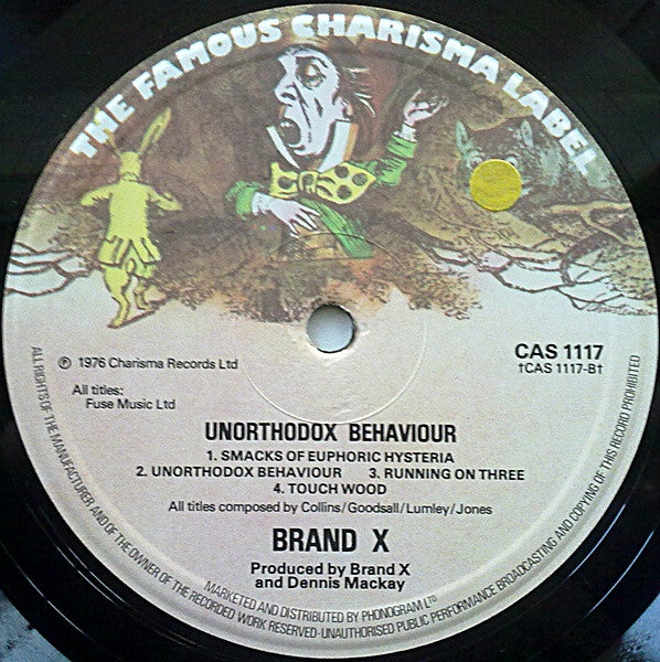 Brand X (3) : Unorthodox Behaviour (LP, Album)