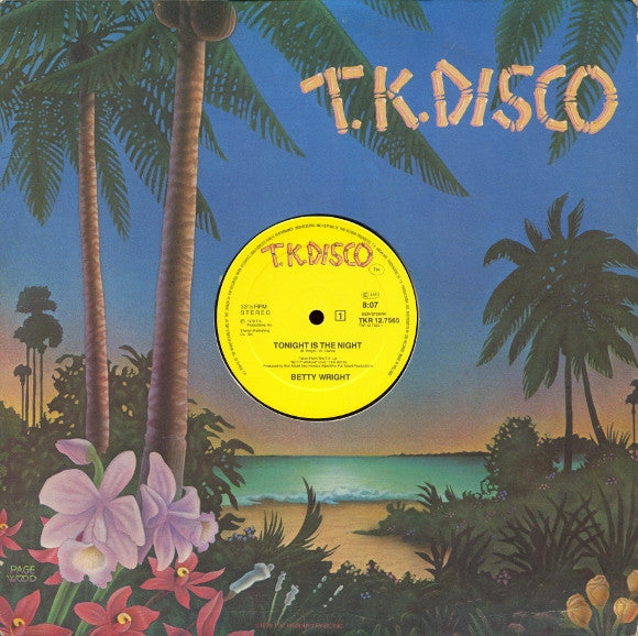 Betty Wright : Tonight Is The Night (12", Maxi, Pic)