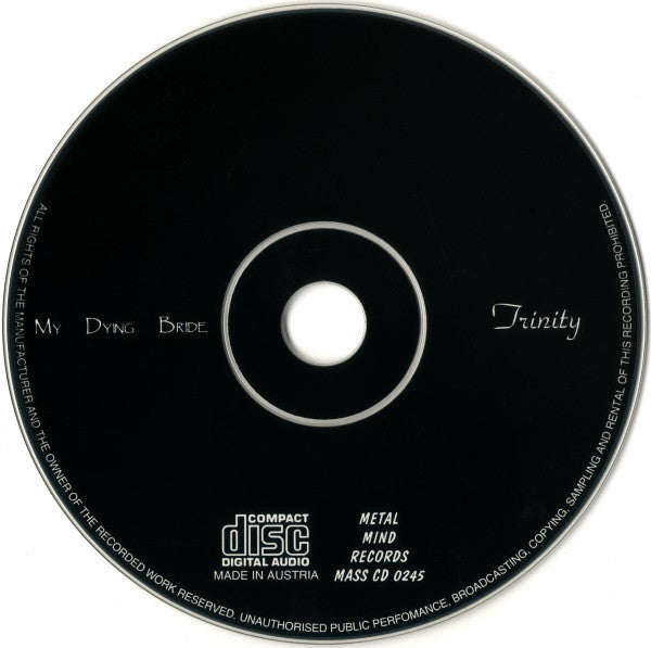 My Dying Bride : Trinity (CD, Comp)