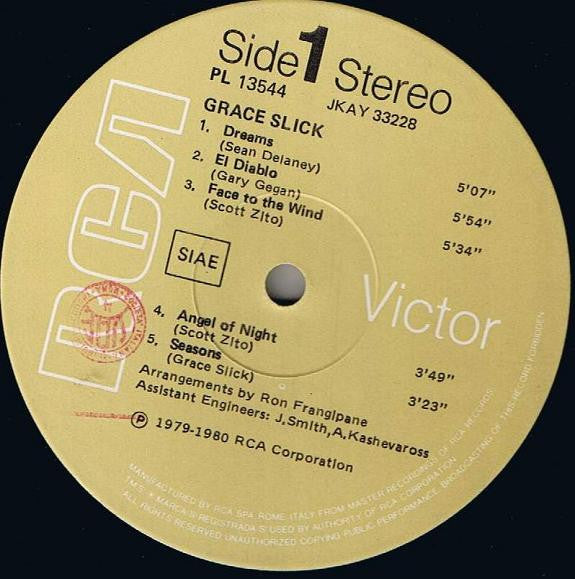 Grace Slick : Dreams (LP, Album)