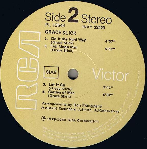 Grace Slick : Dreams (LP, Album)