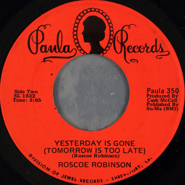 Roscoe Robinson : Let Me Be Myself (7")