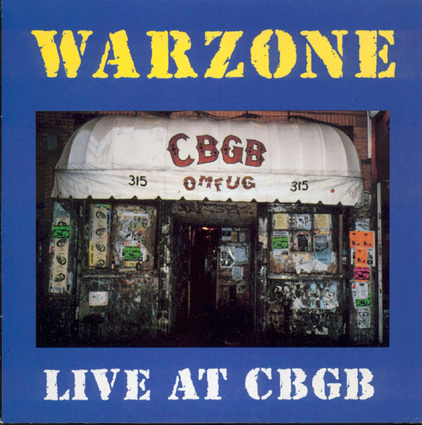Warzone (2) : Live At CBGB (7")