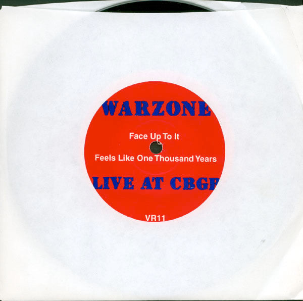 Warzone (2) : Live At CBGB (7")