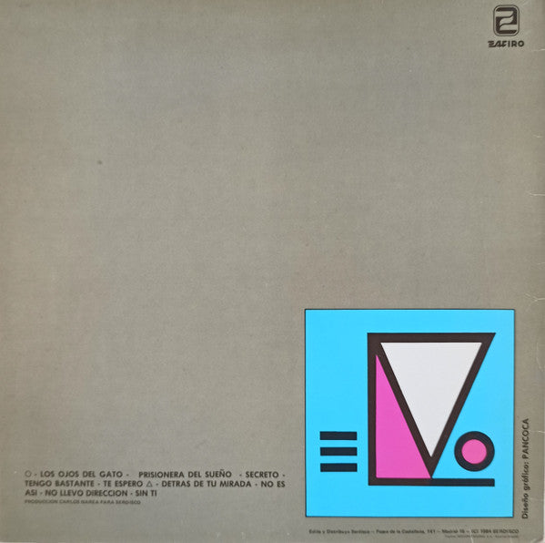 Luz Casal : Los Ojos Del Gato (LP, Album)
