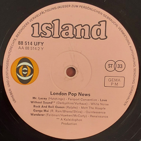 Various : London Pop News (LP, Smplr)