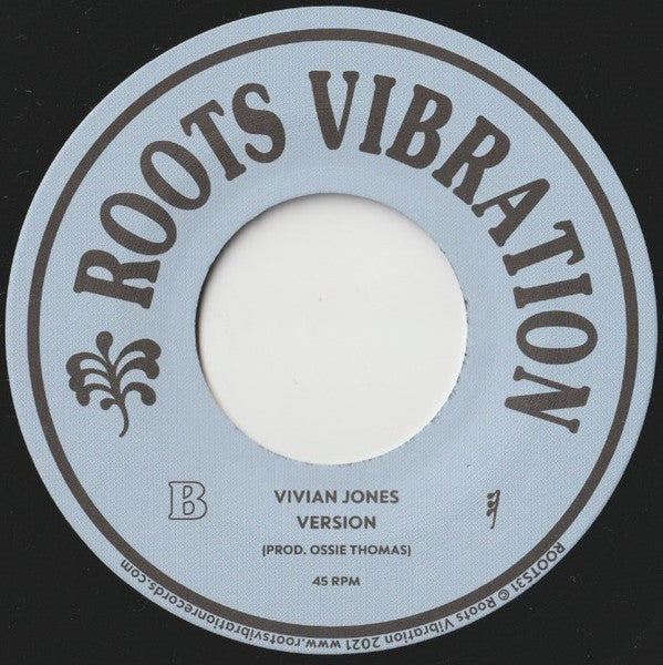 Vivian Jones : Institutionalized Racism (7", RE)