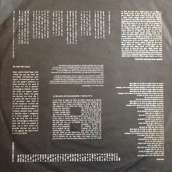 Siniestro Total : De Hoy No Pasa (LP, Album)
