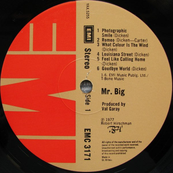Mr Big : Mr. Big (LP, Album)