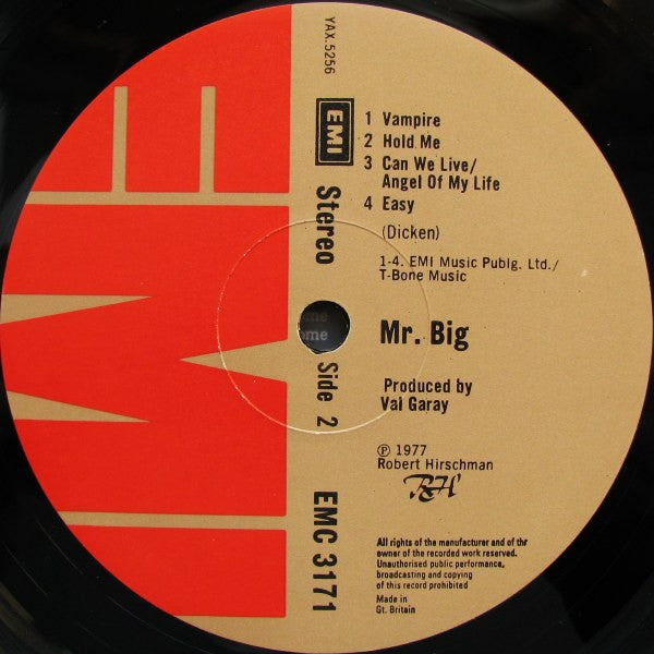 Mr Big : Mr. Big (LP, Album)