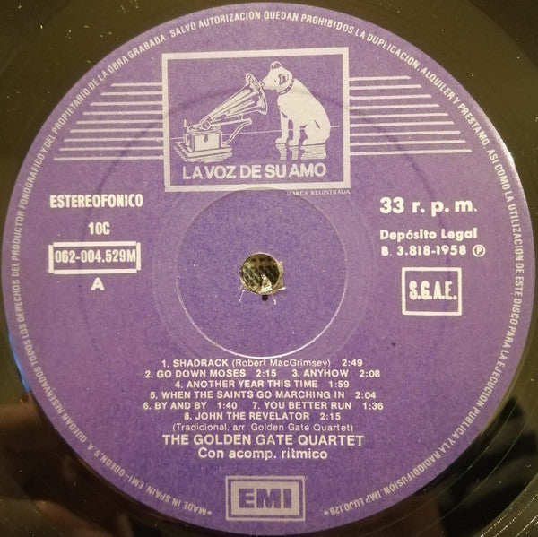 The Golden Gate Quartet : Negro Spirituals (LP, Album)