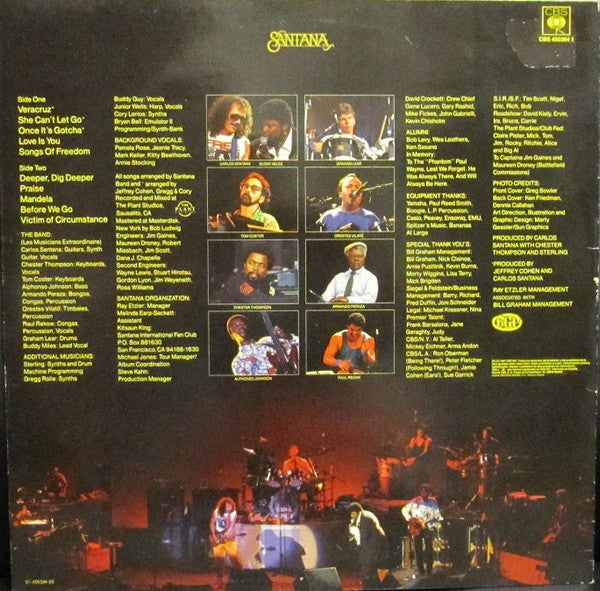 Santana : Freedom (LP, Album)