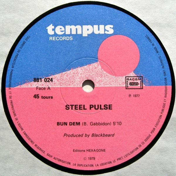 Steel Pulse : Bun Dem / Nyah Luv (12", Ltd)
