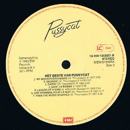 Pussycat (2) : Het Beste Van Pussycat (LP, Comp)