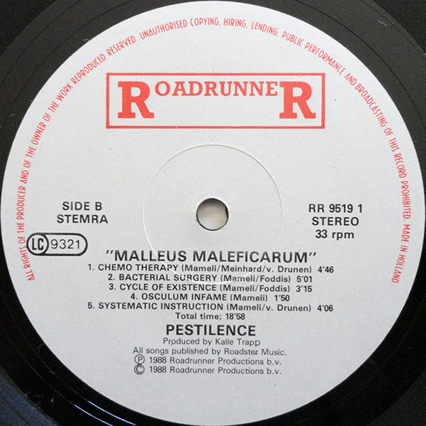 Pestilence : Malleus Maleficarum (LP, Album)