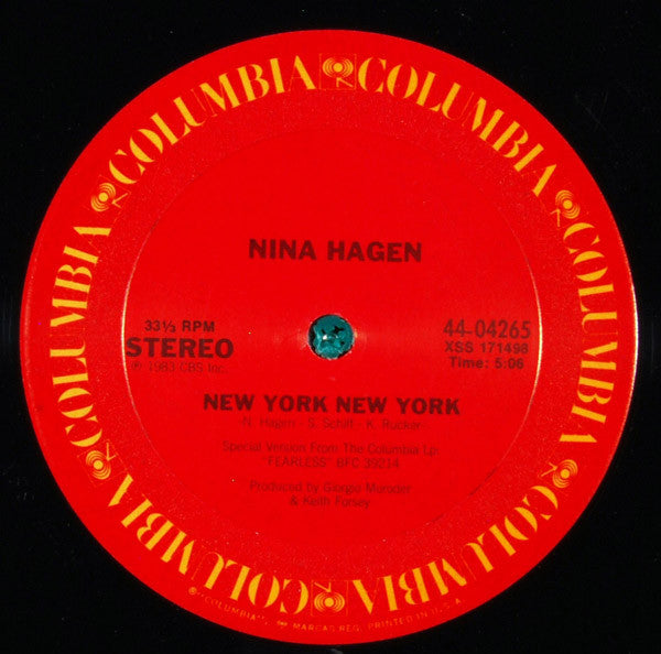 Nina Hagen : New York New York (12")