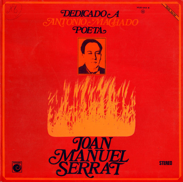 Joan Manuel Serrat : Dedicado A Antonio Machado, Poeta (LP, Album, RE, Gat)