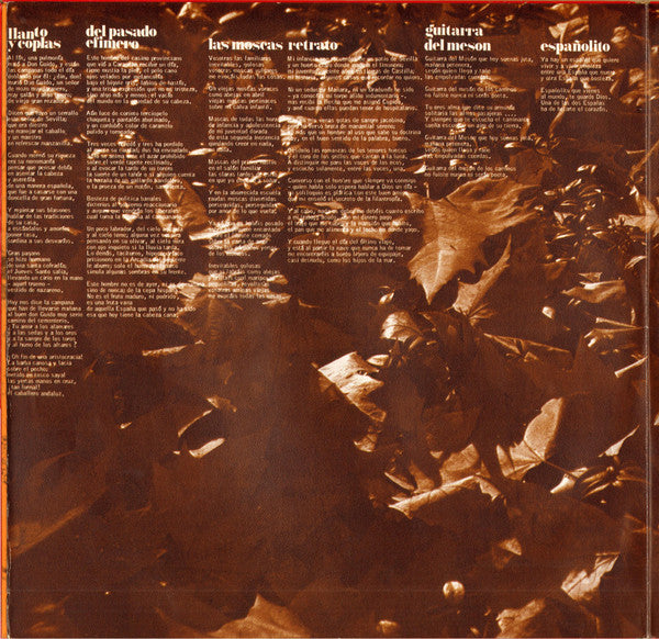Joan Manuel Serrat : Dedicado A Antonio Machado, Poeta (LP, Album, RE, Gat)