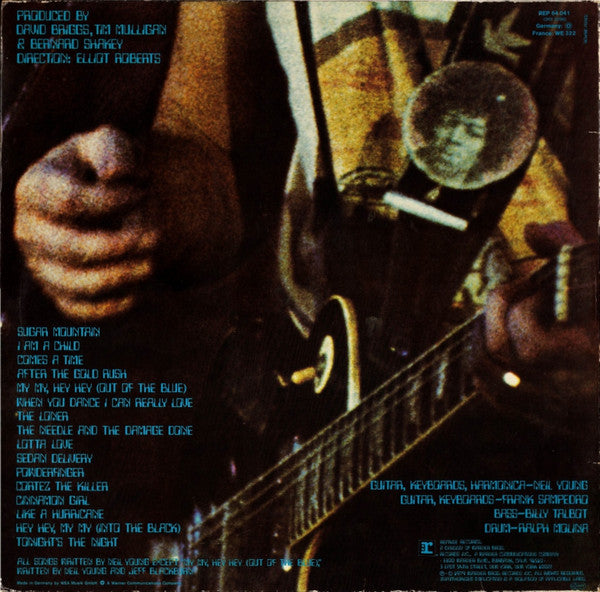 Neil Young & Crazy Horse : Live Rust (2xLP, Album, Ste)