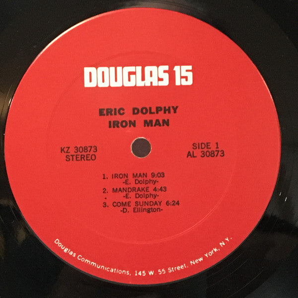 Eric Dolphy : Iron Man (LP, Album, RE, Pit)