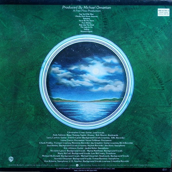 Christopher Cross : Christopher Cross (LP, Album, RE)
