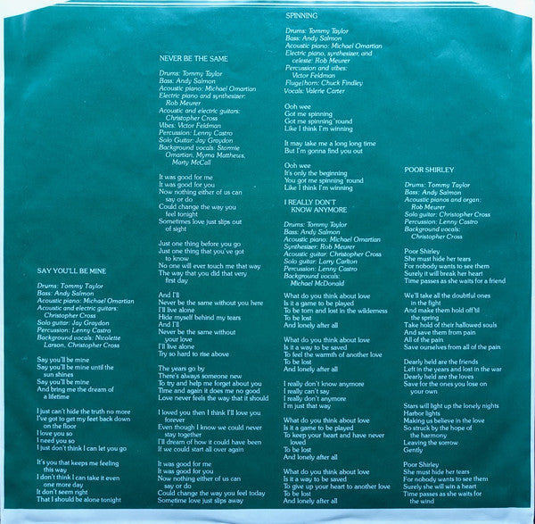 Christopher Cross : Christopher Cross (LP, Album, RE)