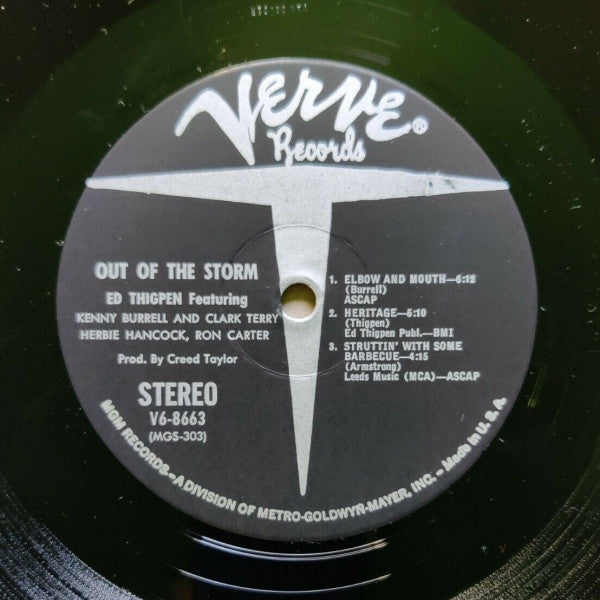 Ed Thigpen : Out Of The Storm (LP, Album)
