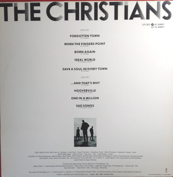 The Christians : The Christians (LP, Album, DMM)