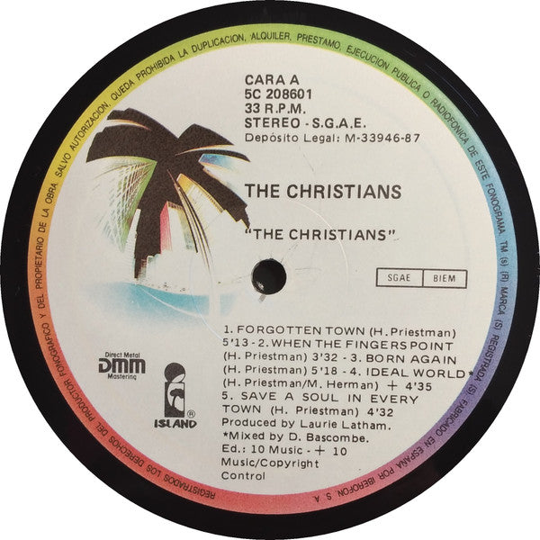 The Christians : The Christians (LP, Album, DMM)