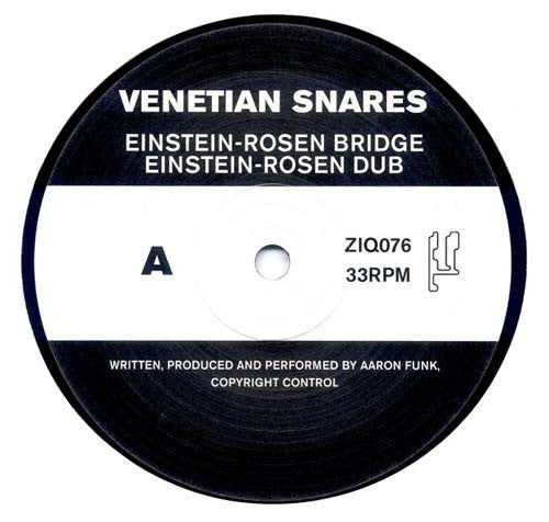 Venetian Snares : Einstein-Rosen Bridge (12", Single)