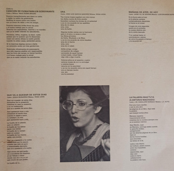 Rosa León : Al Alba (LP, Album, RE)