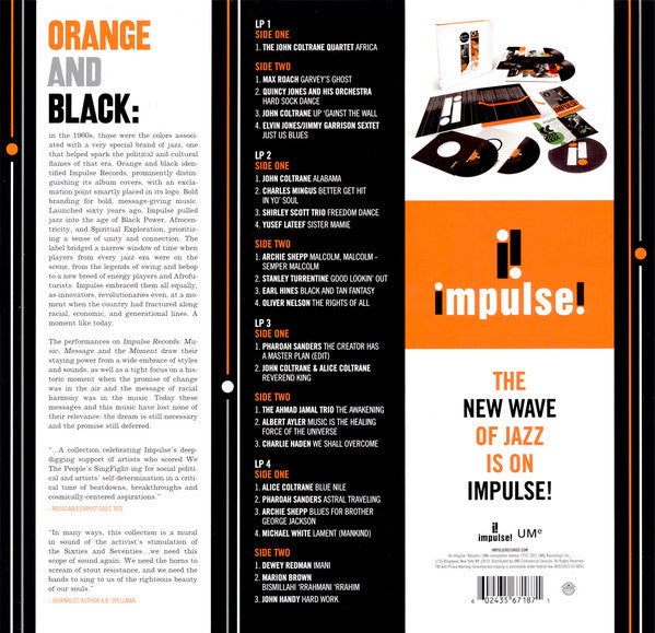 Various : Impulse Records: Music, Message And The Moment (4xLP, Comp + Box, Dlx, Ltd, Num)