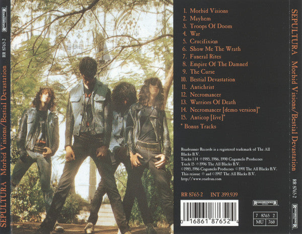 Sepultura : Morbid Visions / Bestial Devastation (CD, Comp, RE, RM, Gol)