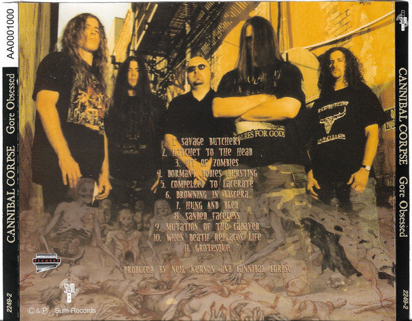 Cannibal Corpse : Gore Obsessed (CD, Album, Sli)