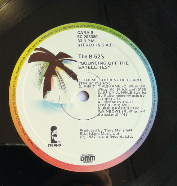 The B-52's : Bouncing Off The Satellites (LP, Album)