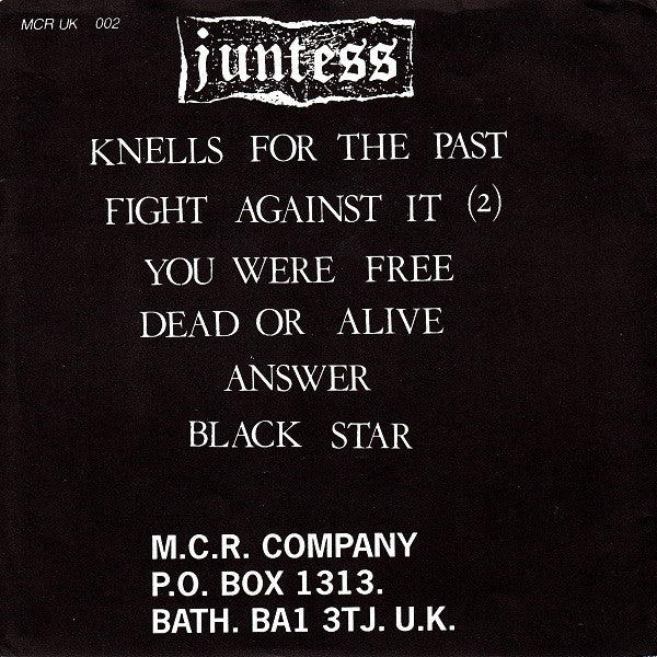 Juntess : You Were Free (7")