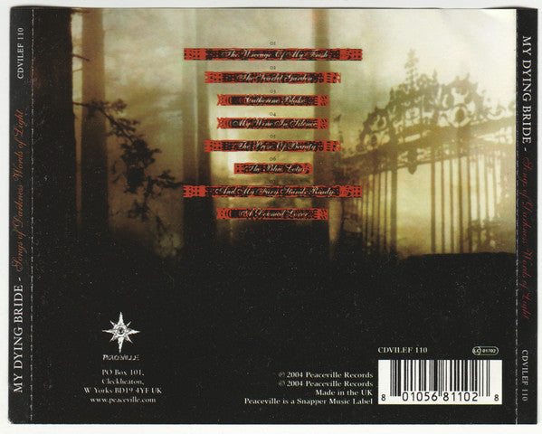 My Dying Bride : Songs Of Darkness, Words Of Light (CD, Album)