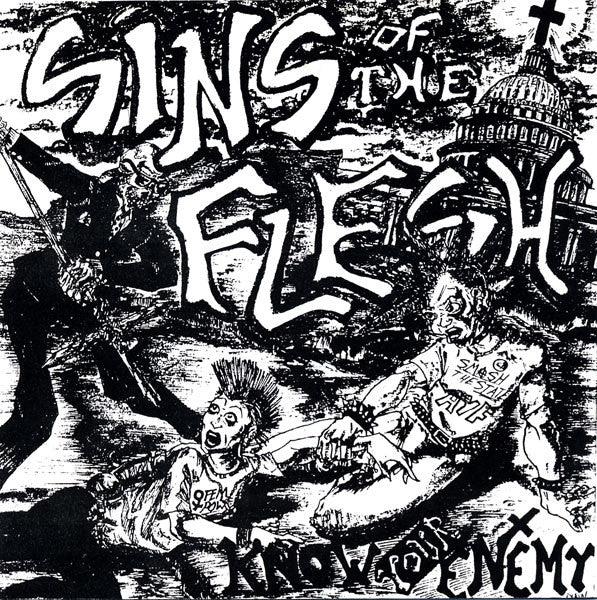Sins Of The Flesh (2) : Know Your Enemy (7", EP, Num)