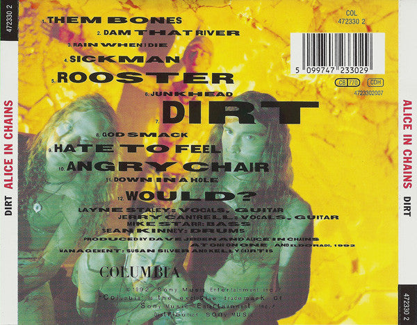 Alice In Chains : Dirt (CD, Album, RE)