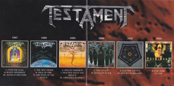 Testament (2) : The  Best Of Testament (CD, Comp)