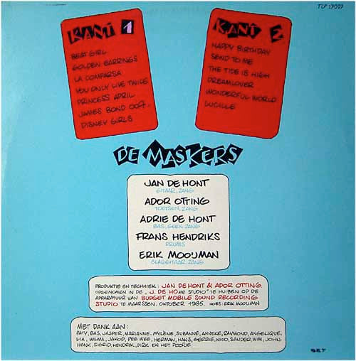De Maskers : You Only Live Twice (LP, Album)